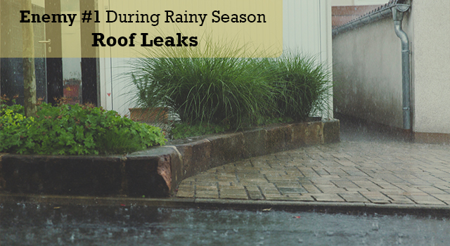 Enemy #1 During Rainy Season - Roof Leaks