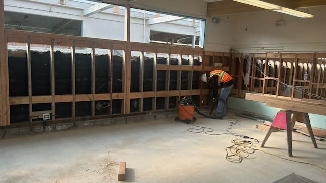 Commercial structural framing repair and demolition cleanup in San Diego